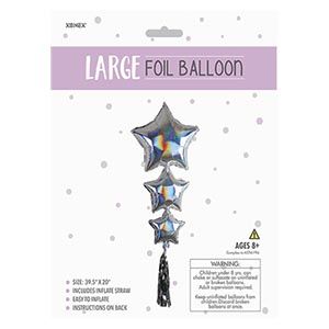 24 Wholesale Large Foil Balloon - Stars