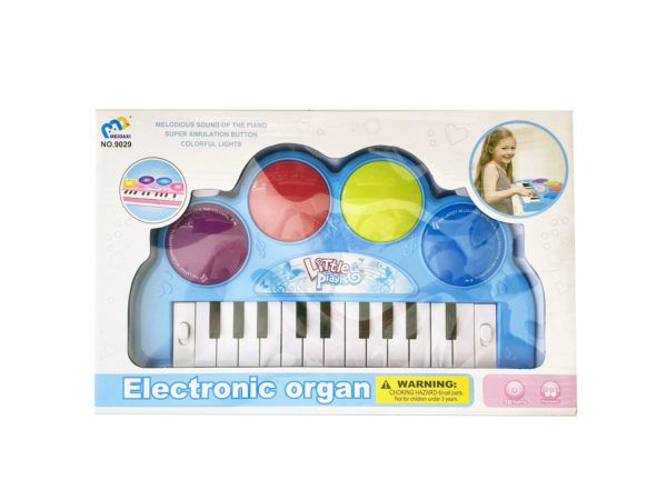 12 Pieces of Battery Operated LighT-Up Keyboard (blue)