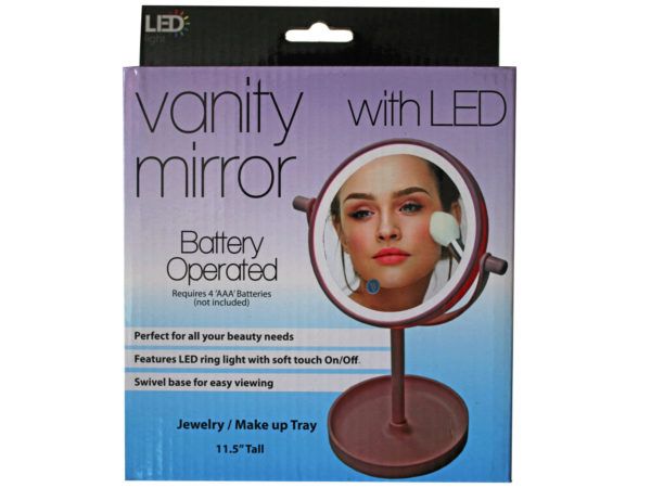 12 Pieces of Mirror W/led Light