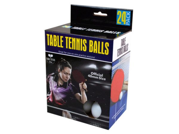 18 Wholesale 24 Pack Table Tennis Balls