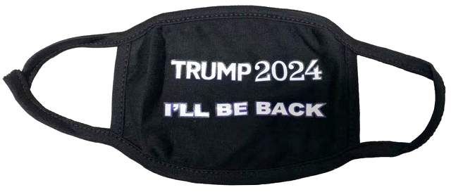 24 Wholesale Trump 2024 I'll Be Back Face Cover