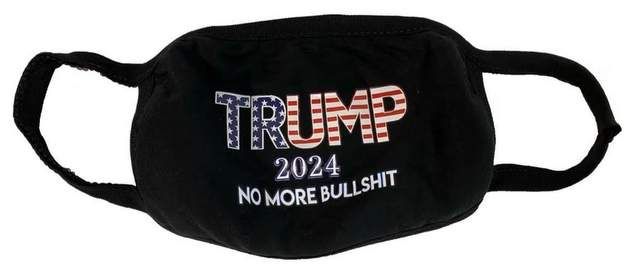 24 Wholesale Trump 2024 No More Bullshit Face Mask