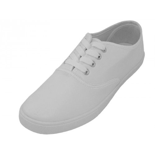 24 Pairs of Men's Soft Action Leather Upper Casual Shoes In White
