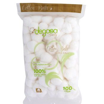 96 Pieces of Cotton Balls 100ct 100% Cotton Peggable & Resealable Poly Bag Upc: 7-50104-86245-4