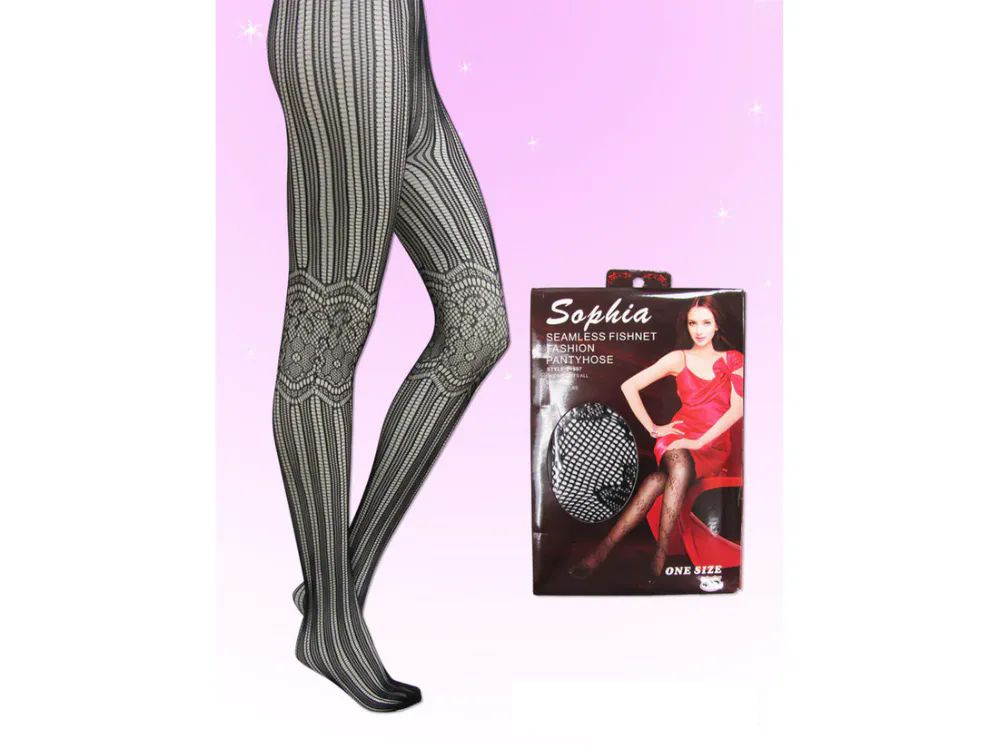 48 Pieces Ladies Nylon Fishnet Pantyhose One Size - Womens Knee Highs
