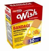 96 Pieces of Wish Bandage Antibacterial 30 Count