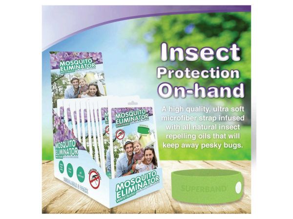 30 Pieces 5 Pack Bug Eliminator Bracelet In Countertop Display - Bug Repellants