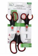 48 Wholesale Ideal Home Scissors 3 Pack