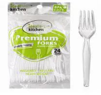 48 Pieces of Ideal Dining HD 18CT Clear Fork
