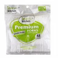 24 Pieces of Ideal Dining HD 36CT Clear Forks