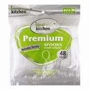 24 Pieces of Ideal Dining HD 36CT Clear Spoons