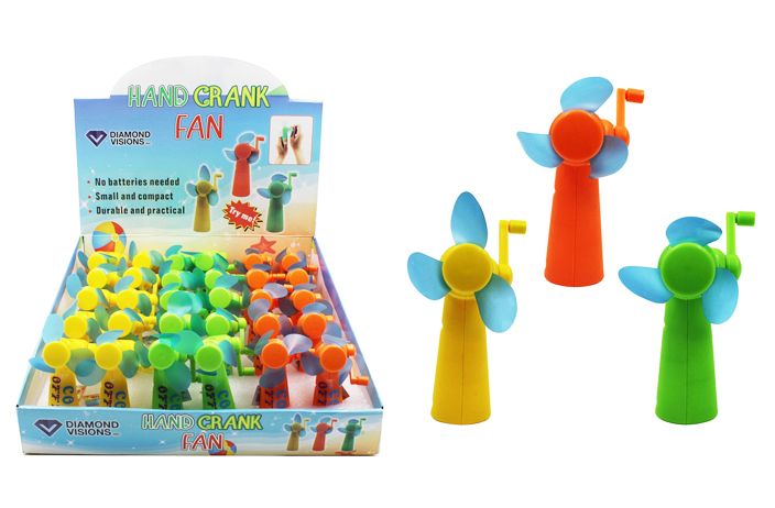 30 Pieces of Hand Crank Fan (higH-Speed)