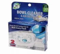 72 Wholesale Air Fusion Bowl Cleaner And Freshener 2 Pack Linen