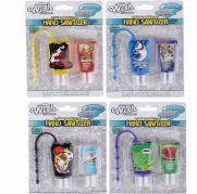 72 Wholesale Silicon Hand Sanitizer 2 Pack Boys
