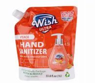 60 Wholesale Ultra Hand Sanitizer Refill 33.8 Oz Peach