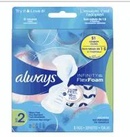72 Pieces of Always Infiniti Pad 3 Count Unscented