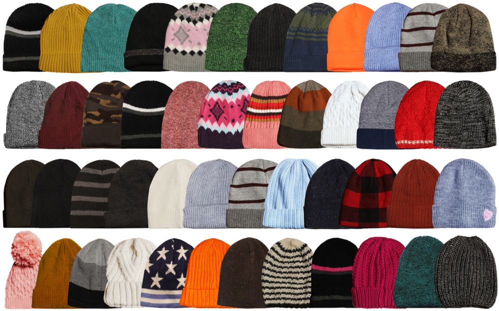 thumbnail image 2 of Yacht & Smith Wholesale Bulk 72-Pack Unisex Winter Beanies - Assorted Solid Colors - One Size 2 of 5