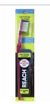 72 Wholesale Reach Toothbrush Crystal Clean Firm With Cap