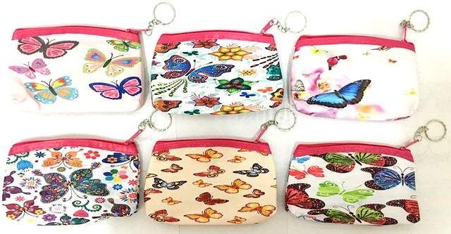 48 Wholesale Butterfly Coin Purse