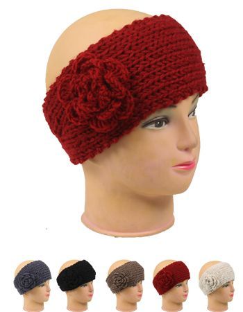 24 Pieces of Knitted Women Woolen Headband