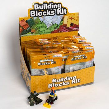 32 Wholesale Blocks Building Kit Pouch 32ast