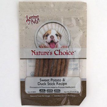24 Pieces of Dog Treat Sticks Sweet Potato & Duck Stick Recipe