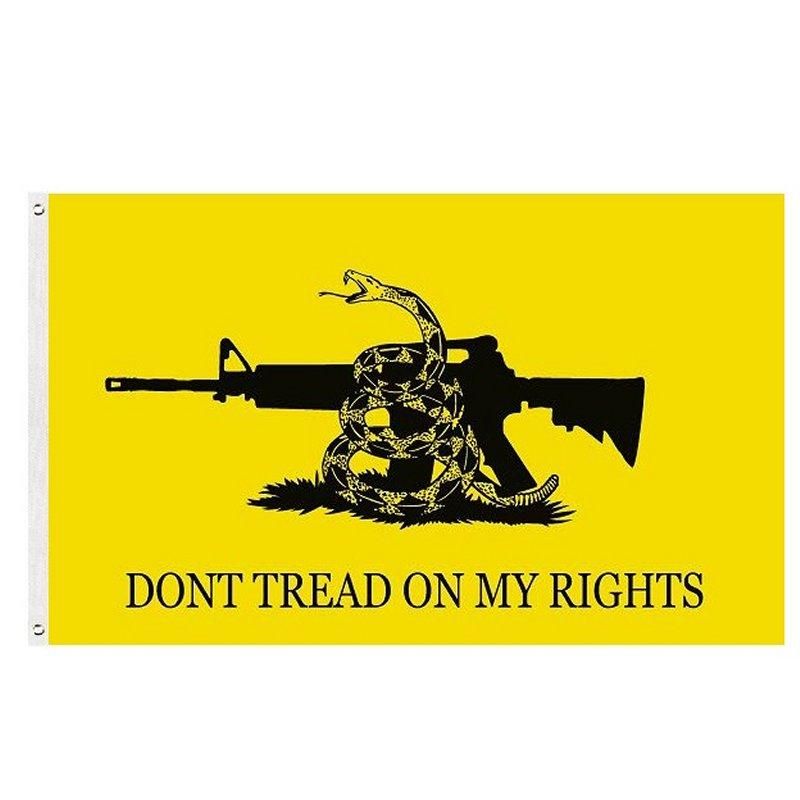 24 Pieces of Don't Tread On My Rights Flag