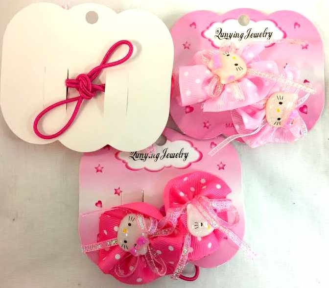 96 Pieces of Kitty Hair Band Lace With Polkadot