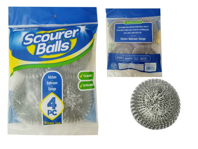 96 Pieces of 4 Pc Scourer Balls
