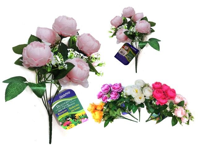 96 Pieces of 7-Head Peony Flower Bouquet