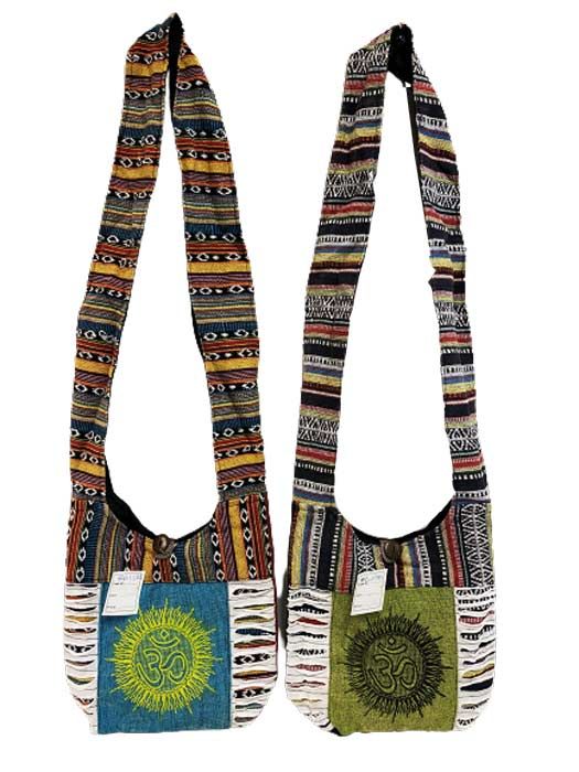 10 Pieces of Razor Cut Handmade Peace Sign Crossbody Small Sling