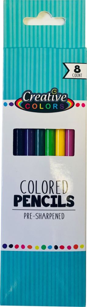 48 Pieces of Colored Pencils 8ct Pre Sharpened