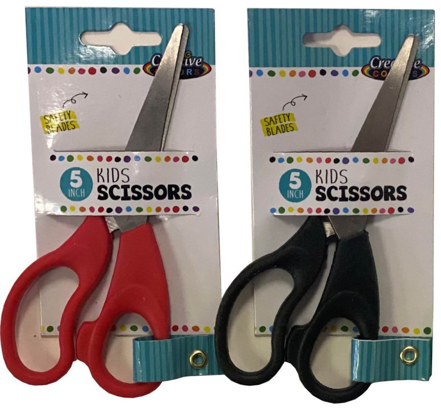 96 Pieces 5 Inch Scissor - Blunt Tip - Scissors - at