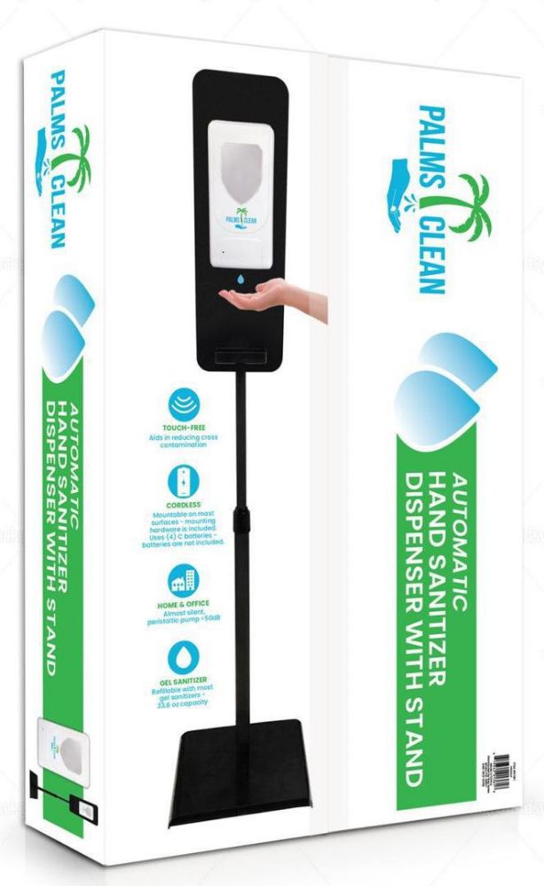 Hand Sanitizer Dispenser with Adjustable Floor Stand