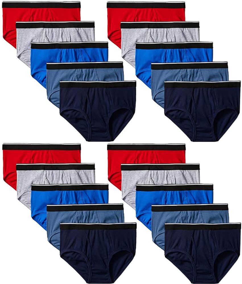 20 Wholesale Gildans Men's Cotton Underwear Briefs In Assorted Colors ...