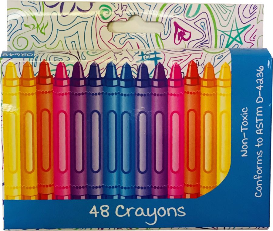 48 Pieces of Crayons - 48Ct
