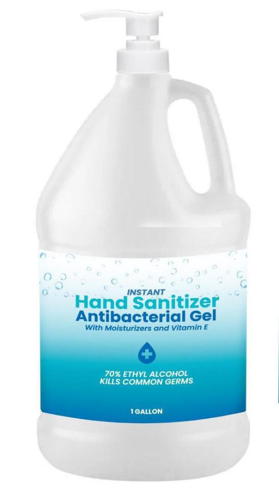 4 Pieces of Hand Sanitizer - 1 Gallon - With Pump