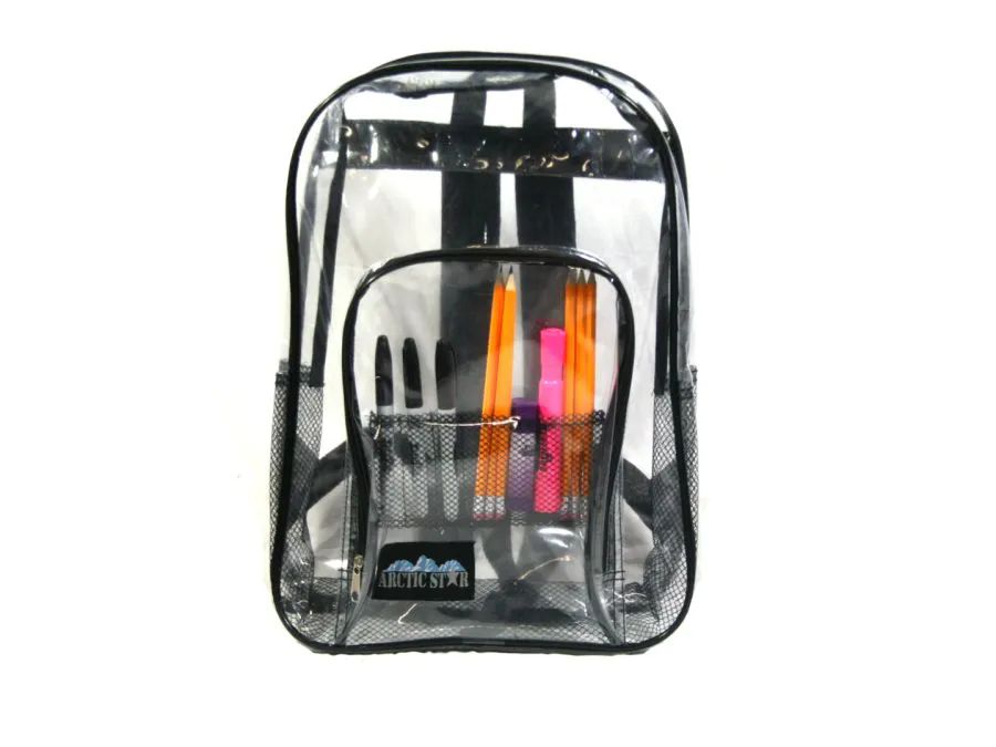 24 Pieces of BackpacK- Clear