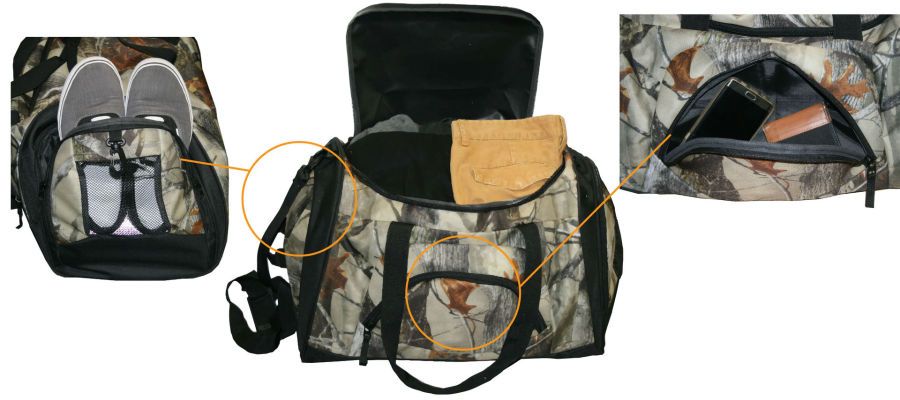 22 Camo Duffle Bag, DuffelGear