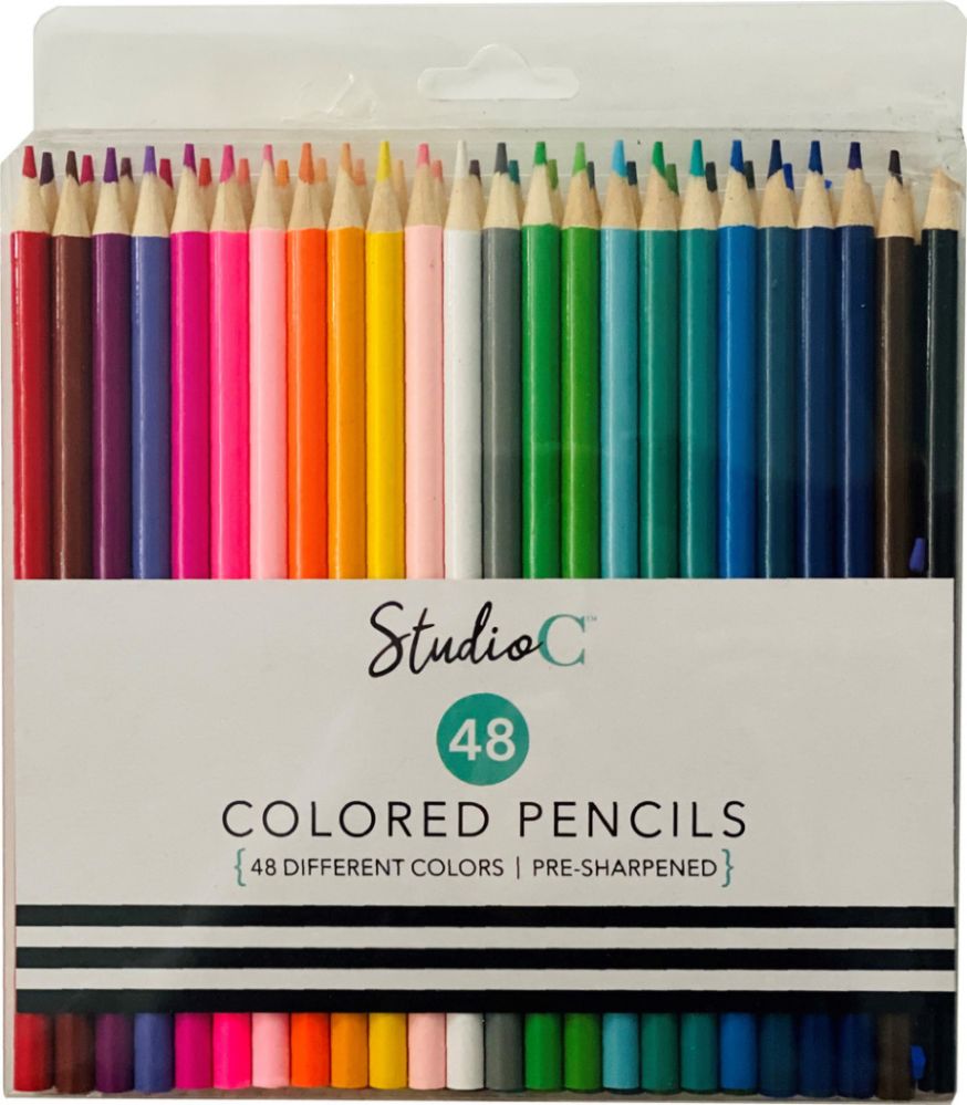 36 Pieces of Colored Pencils 48pc pack