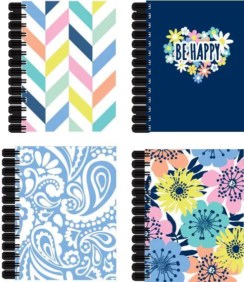 24 Pieces of Fat Book Happy Days 150 Sheets Front & Back Covers