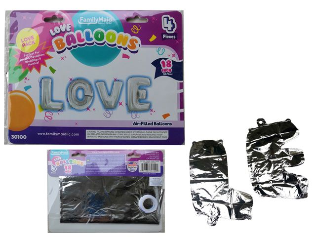 144 Wholesale Love Letter Balloons