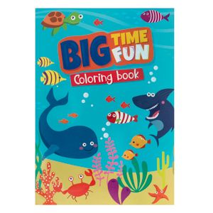 96 Pieces of Big Time Fun Coloring Book