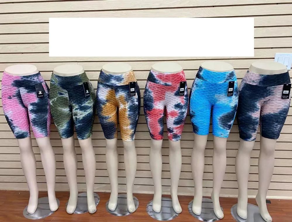 60 Wholesale Tie Dye color Bubble Shorts