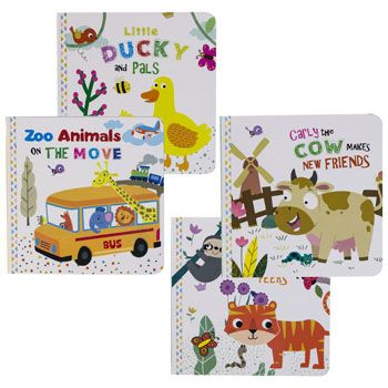 48 Wholesale Board Books 200 Animals 4 Asstd