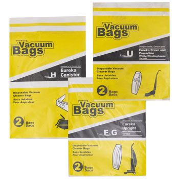 72 Pieces of Vacuum Bags 2pk Assorted Designed To Fit Eureka Upright
