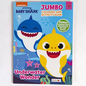 24 Wholesale Coloring Book Baby Shark