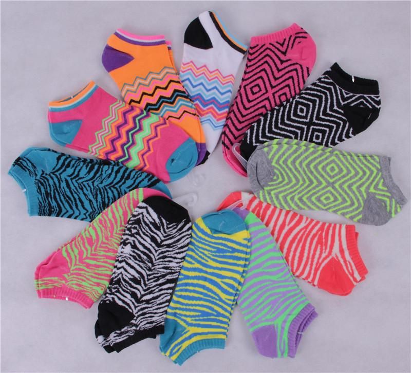 120 Wholesale Mixed Design Lady Socks