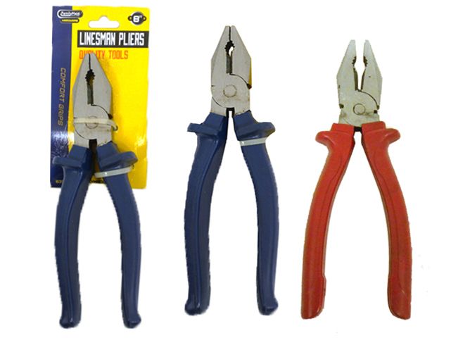 24 Pieces of Linesman Pliers 8" Polished Heavy Duty