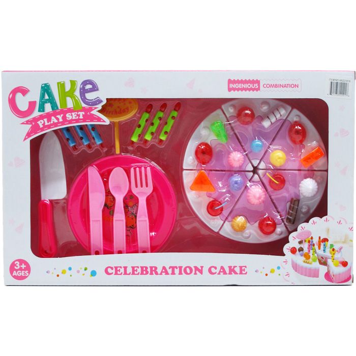 12 Wholesale 18pc Pretend Cake Play Set
